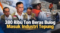 380 rRibu Ton Beras Bulog Masuk Industri Tepung