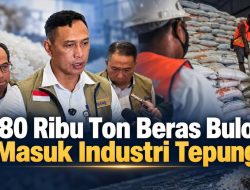 380 rRibu Ton Beras Bulog Masuk Industri Tepung
