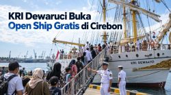 KRI Dewaruci Buka Open Ship Gratis di Cirebon