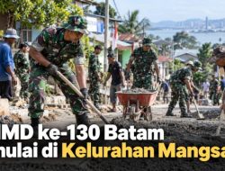 TMMD ke-130 Batam Dimulai di Kelurahan Mangsang